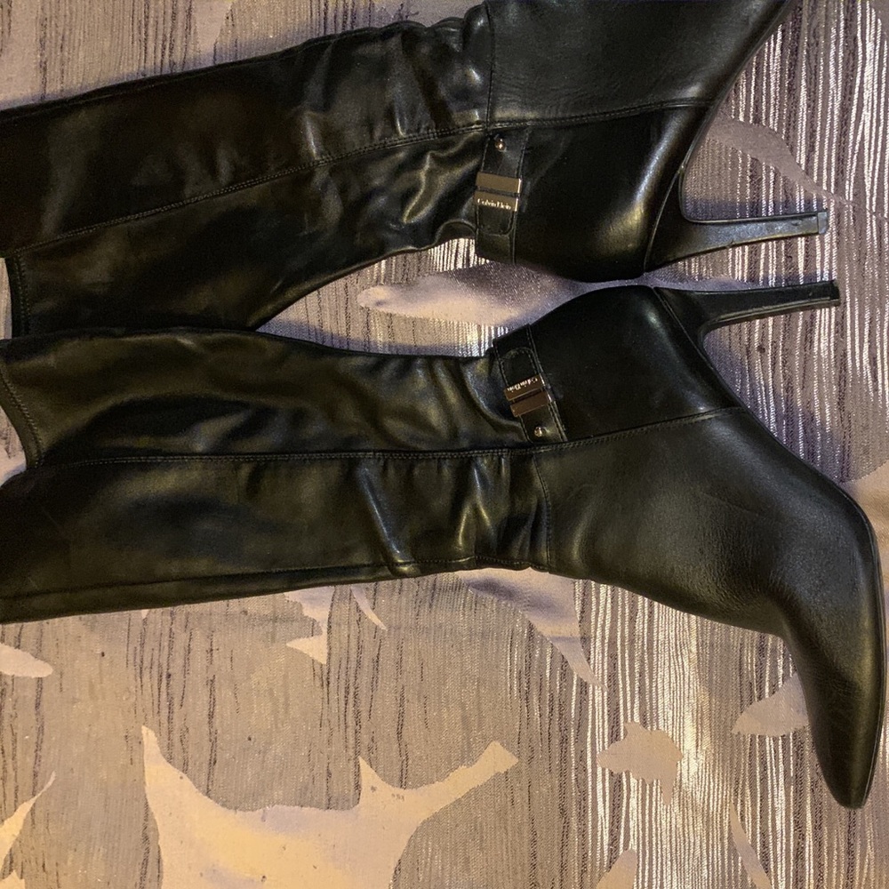 Calvin Klein Black Boots - Picture 2 of 8